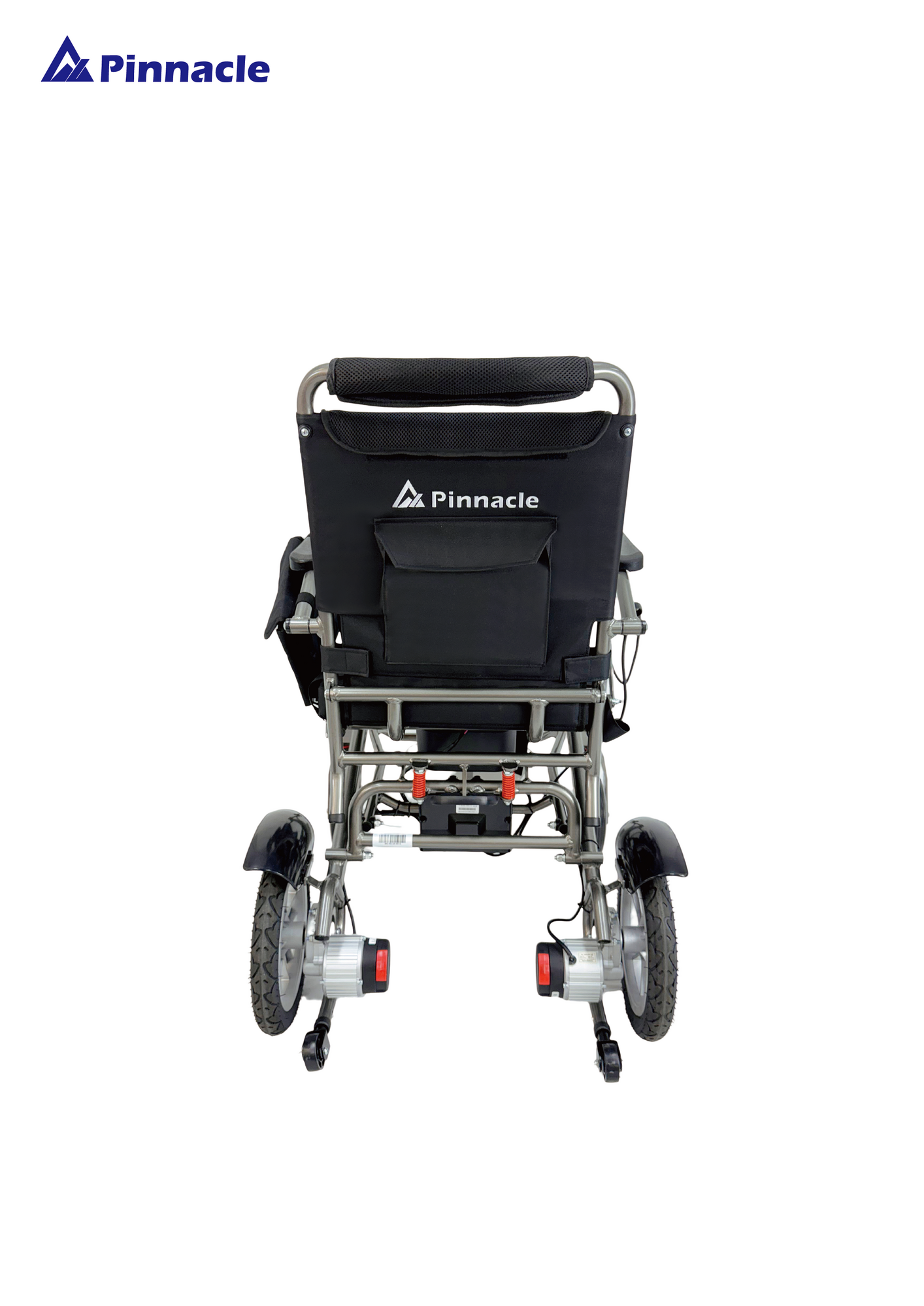 Foldable Electric Wheelchair with Dual Motors, Long Range & Suspension