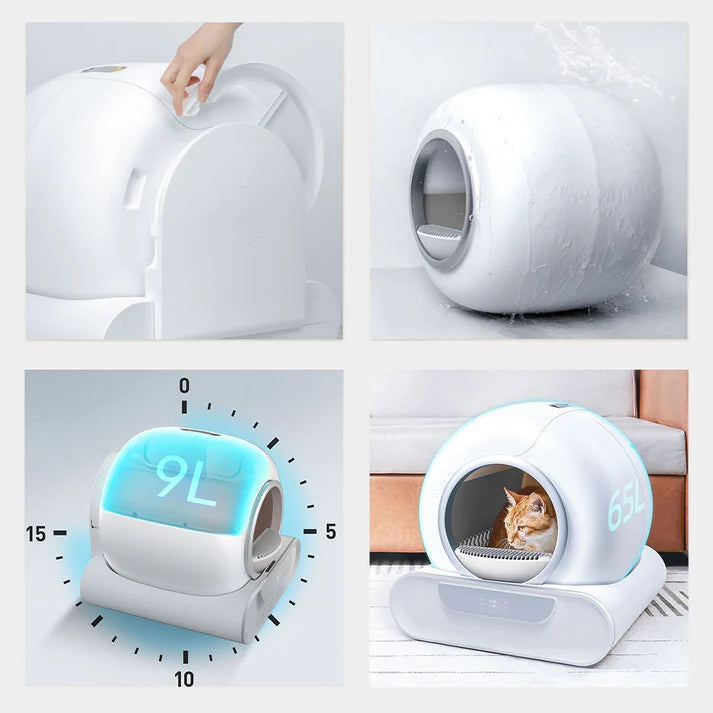 Self-Cleaning Cat Litter Box | Smart Wi-Fi Automatic Waste Removal