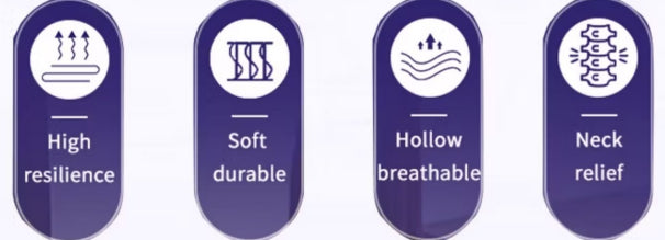 Dreame TPE Cervical Pillow | Honeycomb Support | Breathable Cooling Design