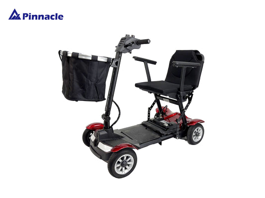 ZoomFlex Foldable Mobility Scooter with Shock Absorption, Compact Design & Long Range