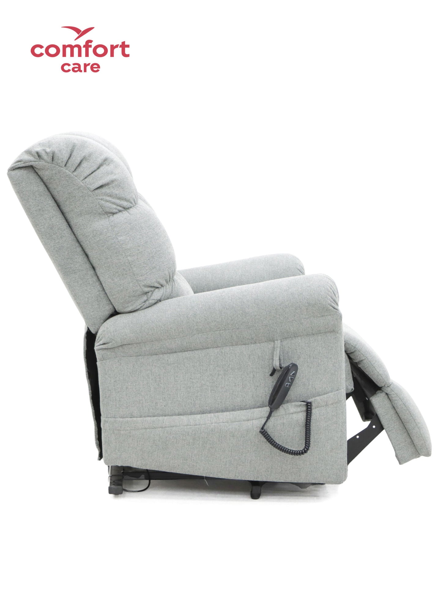 Cloud Comfort Power Lift Recliner Sofa – Dual Motor Tech Leather (Light Grey, Ash, Brown)