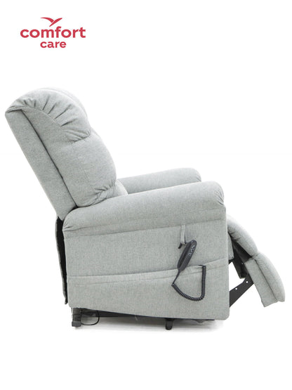 Cloud Comfort Power Lift Recliner Sofa – Dual Motor Tech Leather (Light Grey, Ash, Brown)