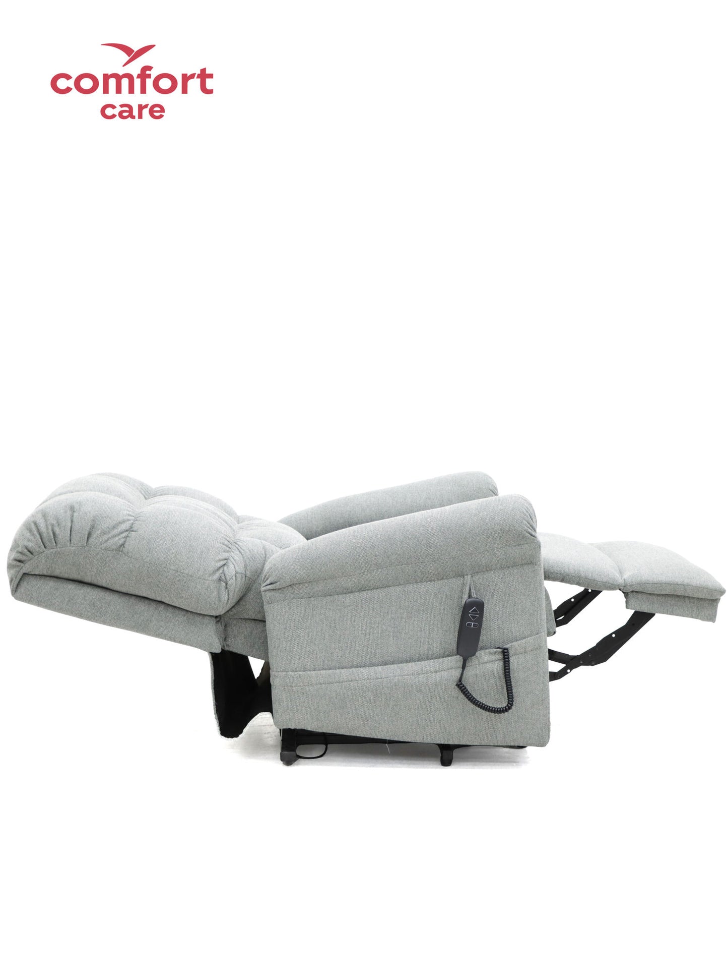 Cloud Comfort Power Lift Recliner Sofa – Dual Motor Tech Leather (Light Grey, Ash, Brown)
