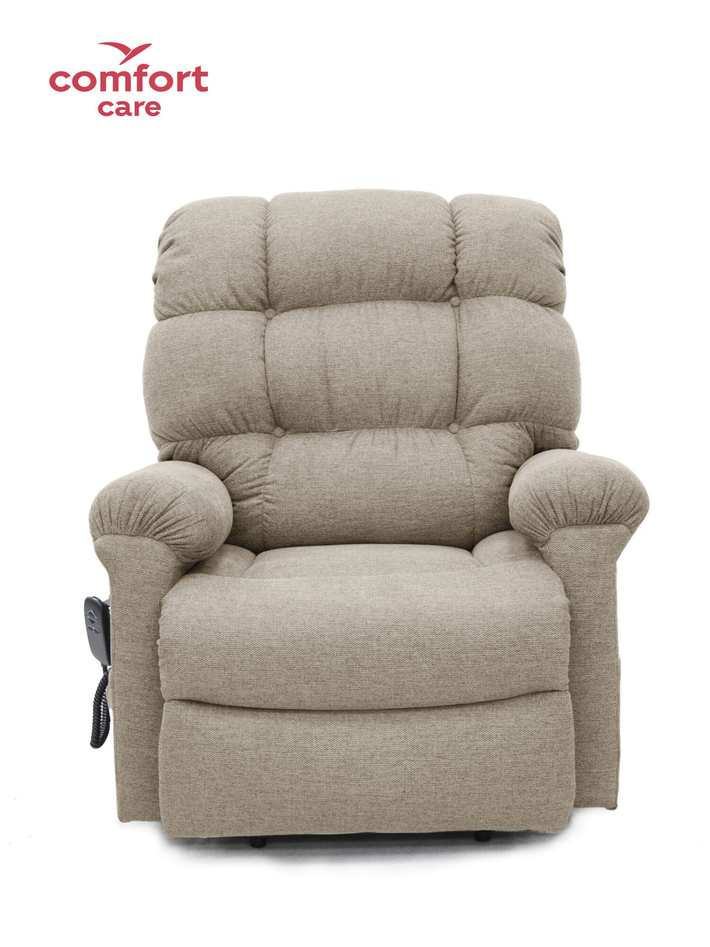 Cloud Comfort Power Lift Recliner Sofa – Dual Motor Tech Leather (Light Grey, Ash, Brown)