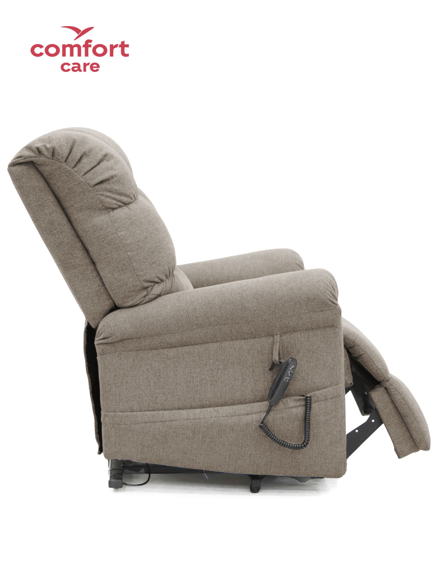 Cloud Comfort Power Lift Recliner Sofa – Dual Motor Tech Leather (Light Grey, Ash, Brown)