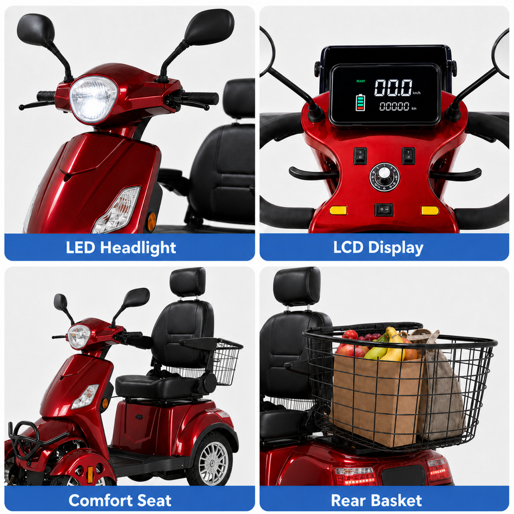 500W Mobility Scooter 60V 20A -escooter107