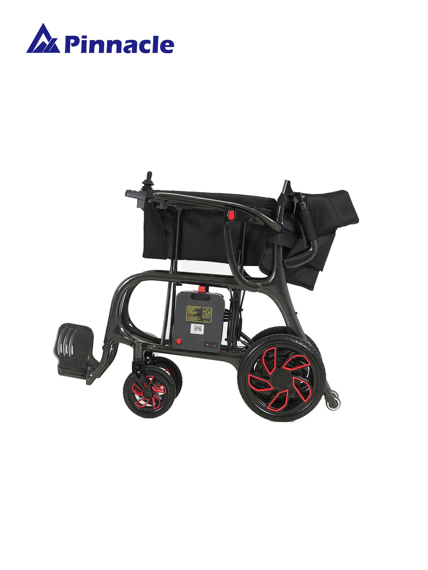 Featherlite Carbon Fibre Electric Wheelchair Ultra-Lightweight 13.8kg with Dual Motors & Foldable Design