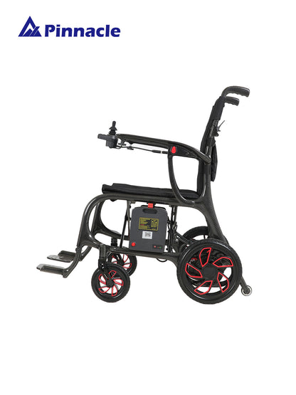 Featherlite Carbon Fibre Electric Wheelchair Ultra-Lightweight 13.8kg with Dual Motors & Foldable Design