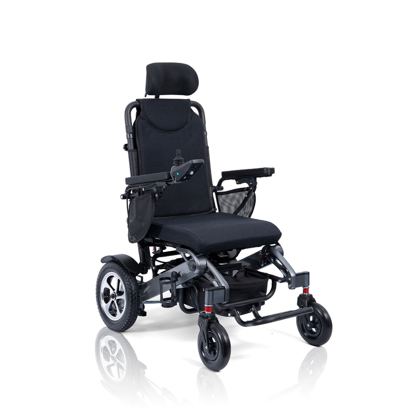 Navigator Max Automatic Folding Electric Wheelchair with Reclining Backrest, Remote Control & Suspension
