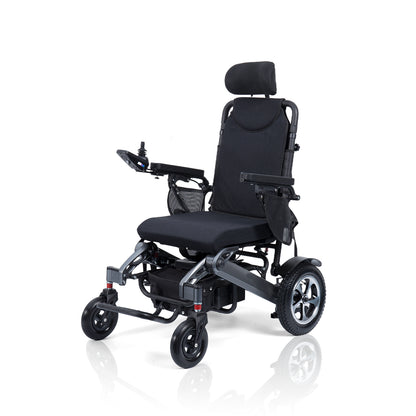 Navigator Max Automatic Folding Electric Wheelchair with Reclining Backrest, Remote Control & Suspension