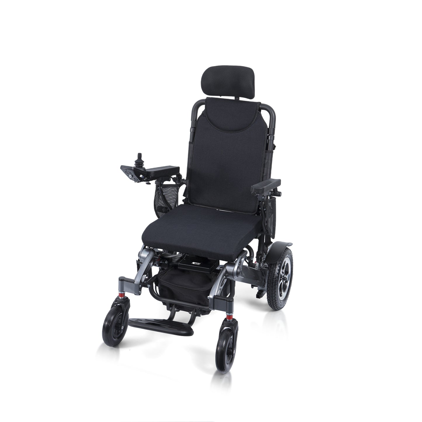 Navigator Max Automatic Folding Electric Wheelchair with Reclining Backrest, Remote Control & Suspension