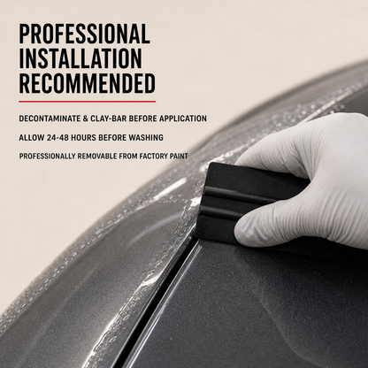 Professional installation recommended for PPF