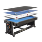 7ft 4-in-1 Game Table – Pool, Tennis, Air Hockey & Dining