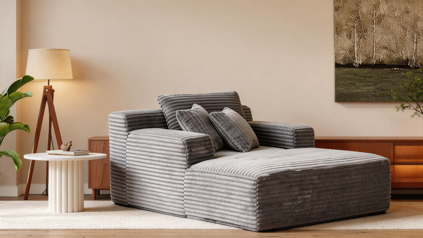 Modular Corner Sofa | Cloud-Comfort Sectional with High-Density Foam | Modern Living Room Lounge