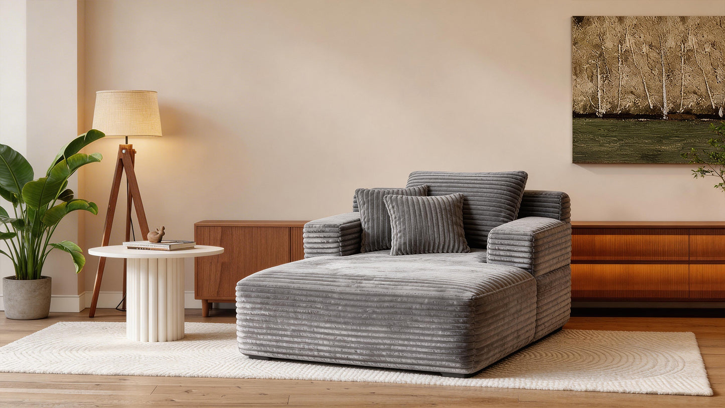 Modular Corner Sofa | Cloud-Comfort Sectional with High-Density Foam | Modern Living Room Lounge