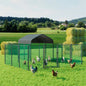 Walk-In Chicken Coop 393cm | Heavy Duty Poultry Run with Cover