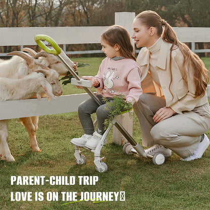 Urban Culture Homes 20" Children's Travel Suitcase with Seat & Rider Capabilities | Anti-Rollover Carry-On Luggage