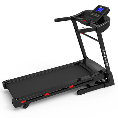 Treadmill with 15% Auto Incline | 400 LBS Capacity Electric Folding Machine with Bluetooth & APP