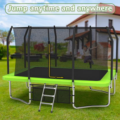 9ft × 12ft Rectangle Trampoline — Premium Outdoor Bounce for Kids & Families