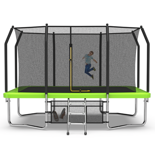 9ft × 12ft Rectangle Trampoline — Premium Outdoor Bounce for Kids & Families