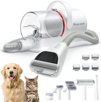 Homerunpet Pet Grooming Kit & Dog Hair Vacuum
