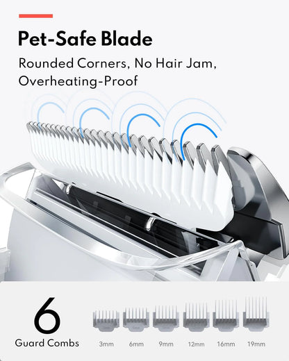 Homerunpet Pet Grooming Kit & Dog Hair Vacuum