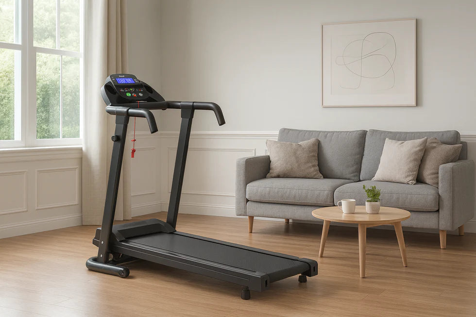 Folding Treadmill | Electric 2.5HP Foldable Running Machine with APP & Bluetooth Music