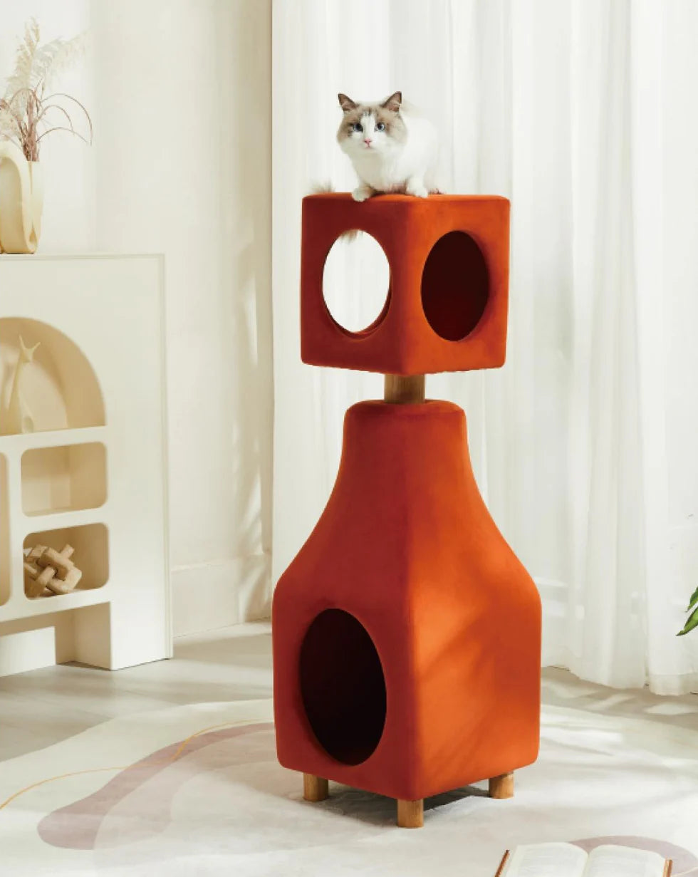 Water Bottle Shaped Cat Crawling Shelf Pet Cabin Cat Tree