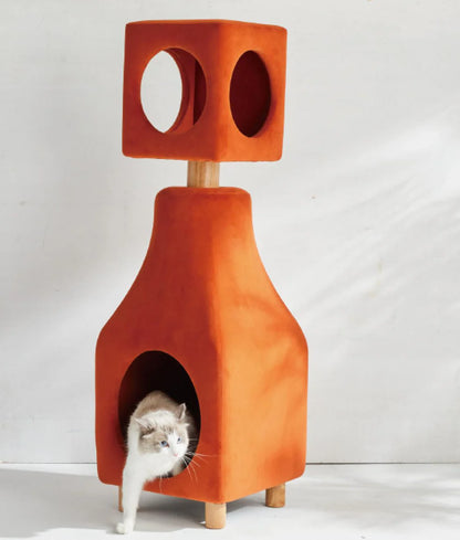 Water Bottle Shaped Cat Crawling Shelf Pet Cabin Cat Tree
