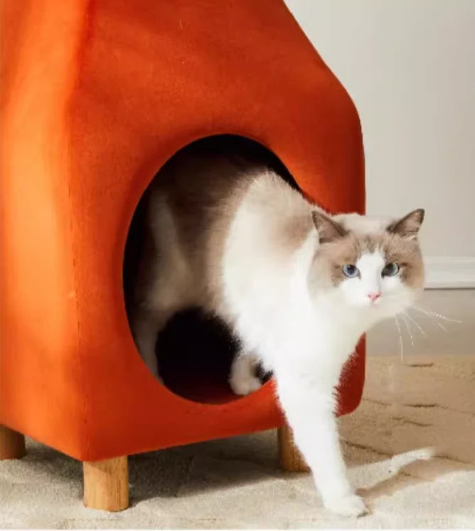 Water Bottle Shaped Cat Crawling Shelf Pet Cabin Cat Tree