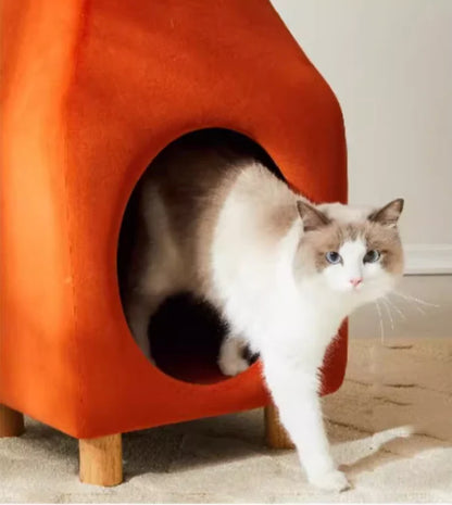 Water Bottle Shaped Cat Crawling Shelf Pet Cabin Cat Tree