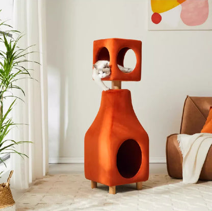 Water Bottle Shaped Cat Crawling Shelf Pet Cabin Cat Tree