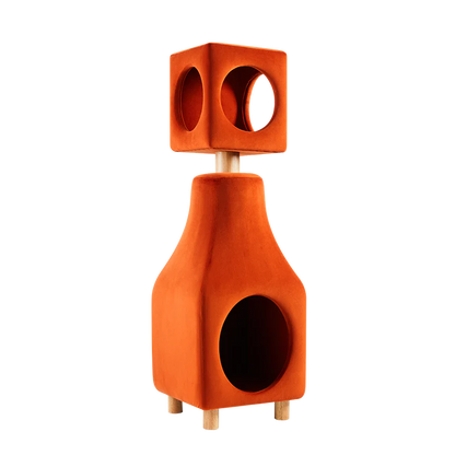 Water Bottle Shaped Cat Crawling Shelf Pet Cabin Cat Tree