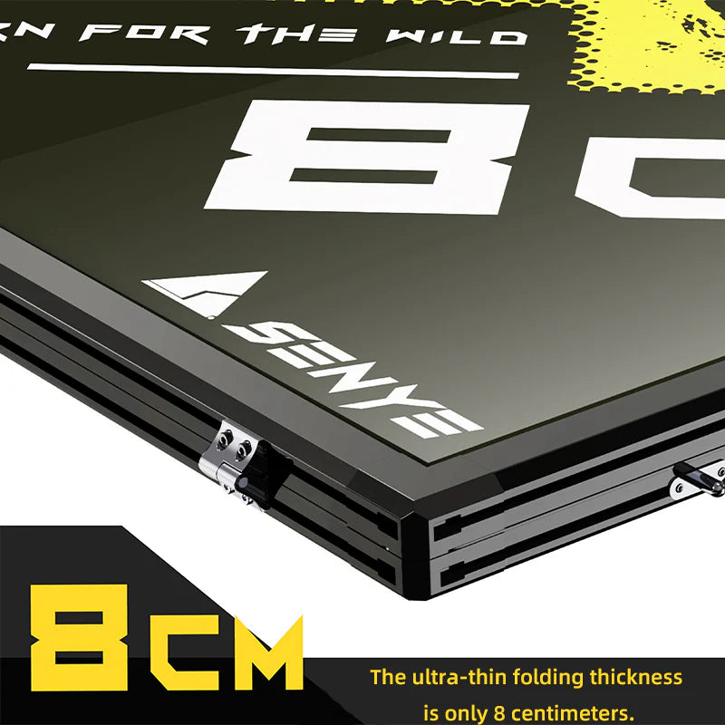 Ultra-Thin 8cm Hard Shell Roof Tent – Lightweight Aluminum Car Roof Tent for SUV & Off-Road Camping