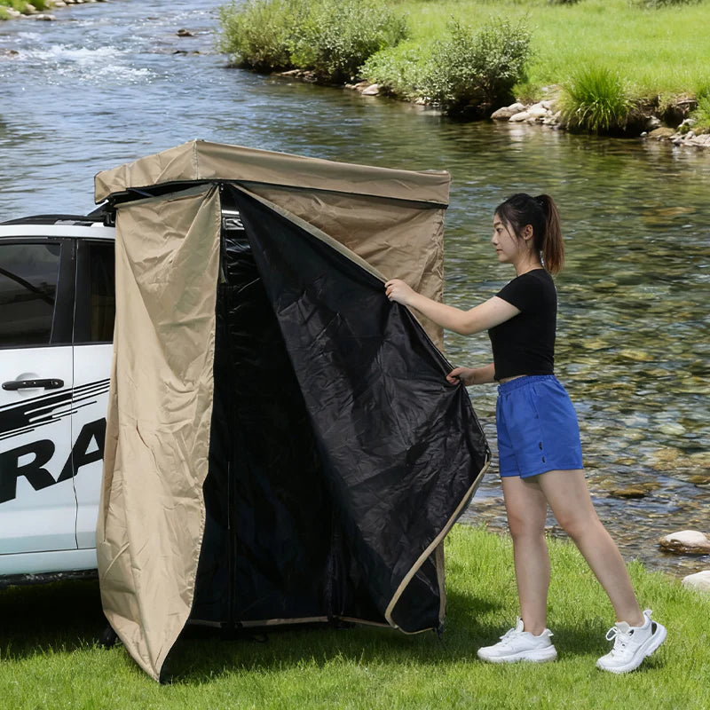 Car Side Shower Tent – Outdoor Camping Car-Mounted Shower Tent, Outdoor Mobile Toilet, Side Tent Privacy Shelter