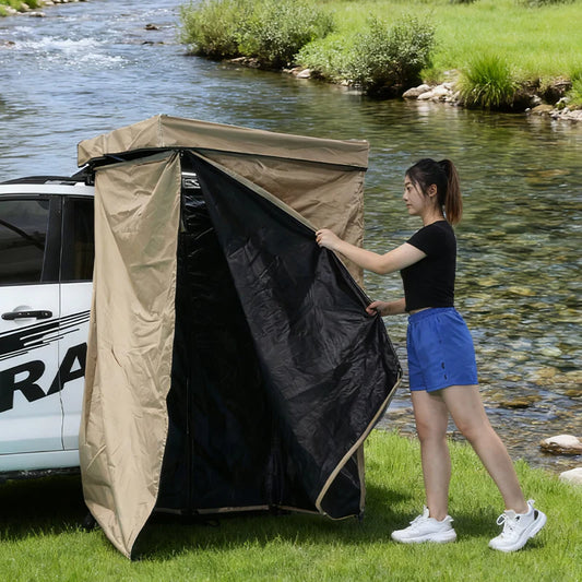 Car Side Shower Tent – Outdoor Camping Car-Mounted Shower Tent, Outdoor Mobile Toilet, Side Tent Privacy Shelter