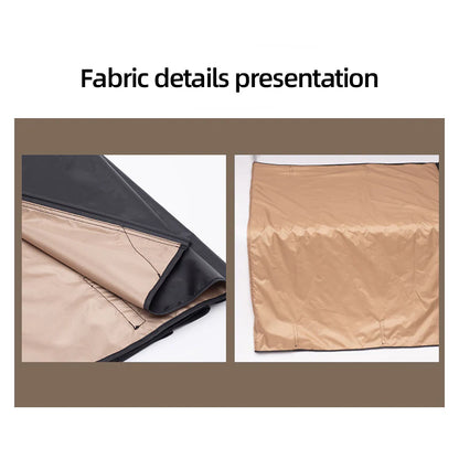 Outdoor Camping Wind 270° Fan-Shaped Car Side Tent – Waterproof Oxford Cloth, Sunshade and Rain Proof, Car Camping Tent