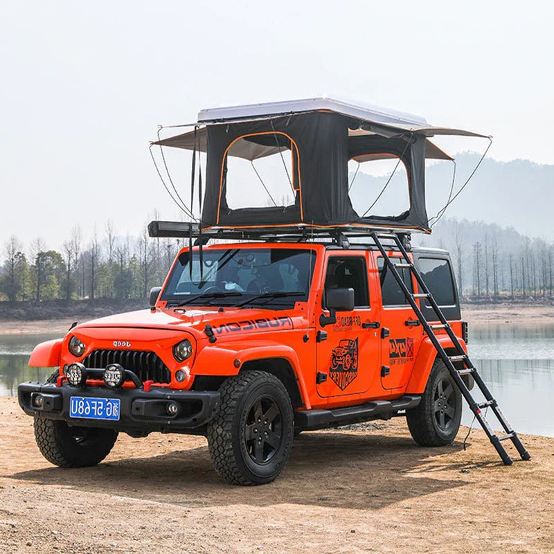 Vertical Roof Tent, Rainstorm Proof, Strong Wind Resistant – High-Intensity ABS Fast Lifting, Vehicle Self-Driving Tent