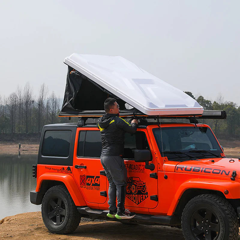 Vertical Roof Tent, Rainstorm Proof, Strong Wind Resistant – High-Intensity ABS Fast Lifting, Vehicle Self-Driving Tent