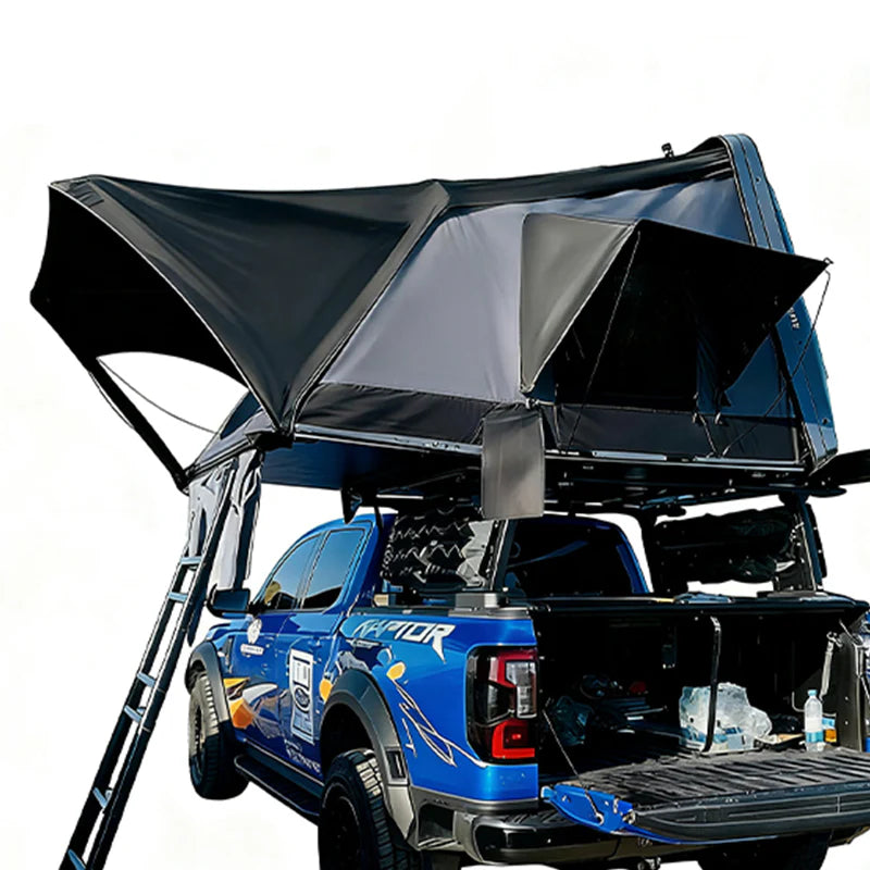 Roof Tent Flip SUV Off-Road Vehicle Outdoor Camping Car Tent – Premium Hardtop, Air Spring Assisted, 2-3 Person Capacity