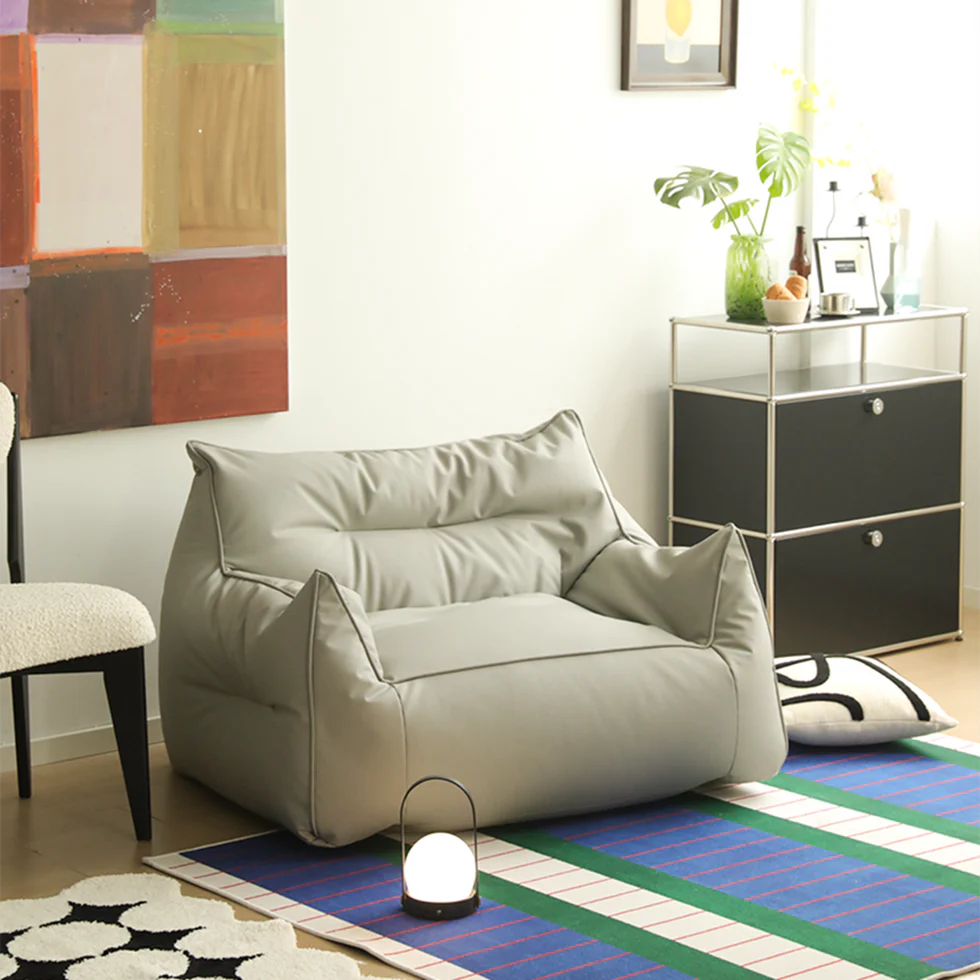 Pet-Friendly Sofa Lazy Sofa Pet-Proof Leatherette 120cm