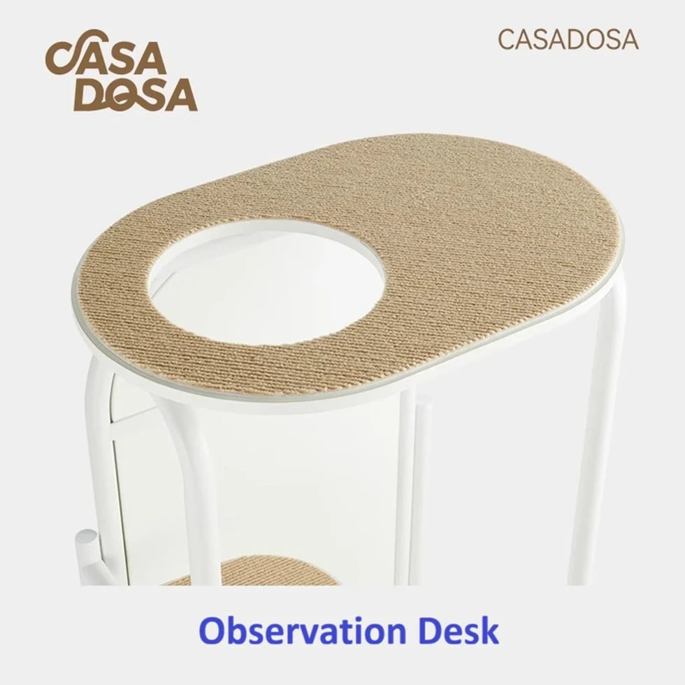 Dressing Mirror With Cat Tree Cat Scratching Board Pet-Friendly Furniture