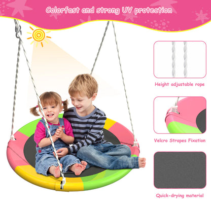 Urban Culture Homes Swing Set for Backyard with Stand | Heavy-Duty Metal Outdoor Double Swing