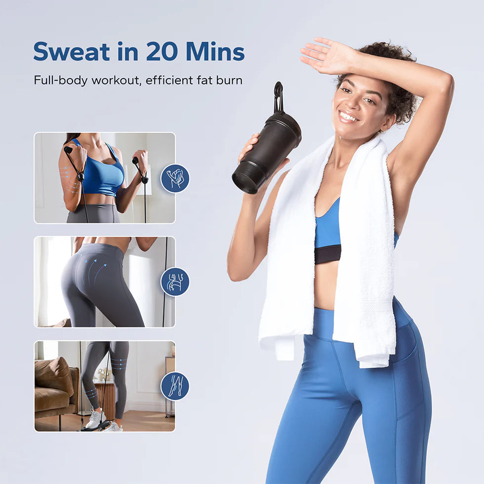 MERACH Mini Stepper Machine with Twist Motion | Compact Home Cardio & Core Trainer