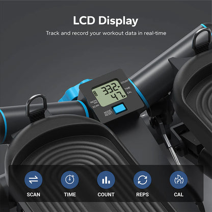 MERACH Mini Stepper Machine with Twist Motion | Compact Home Cardio & Core Trainer