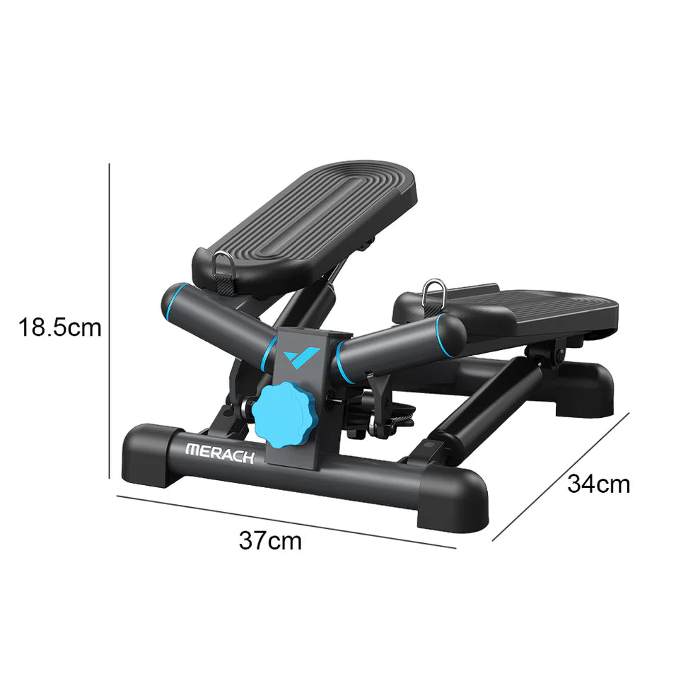 MERACH Mini Stepper Machine with Twist Motion | Compact Home Cardio & Core Trainer