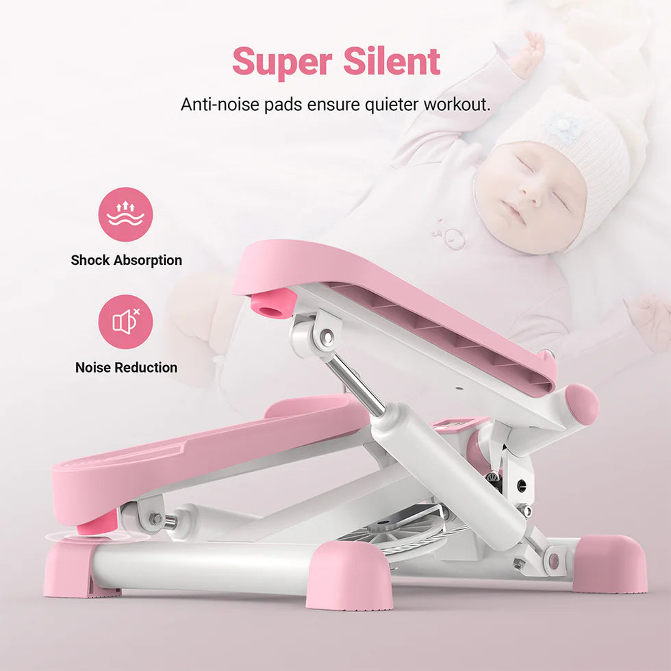 MERACH Mini Stepper Machine with Twist Motion | Compact Home Cardio & Core Trainer