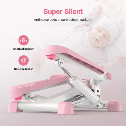 MERACH Mini Stepper Machine with Twist Motion | Compact Home Cardio & Core Trainer