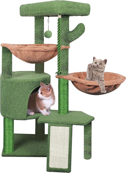 Cat Tree Tower with Scratching Posts | Multi-Level Activity Center