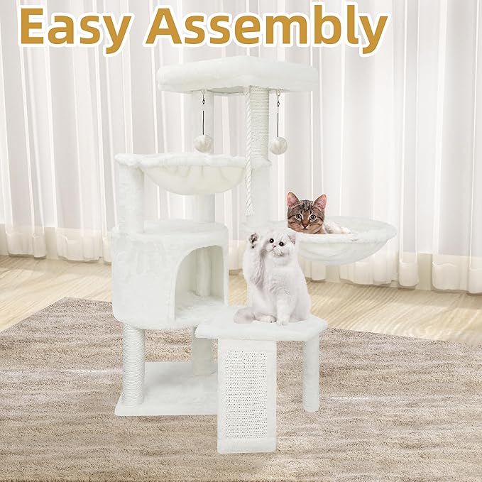 Cat Tree Tower with Scratching Posts | Multi-Level Activity Center
